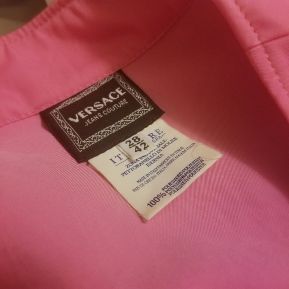 Vintage Authentic Versace Hot Pink Zipper Dress - Picture 2 of 4